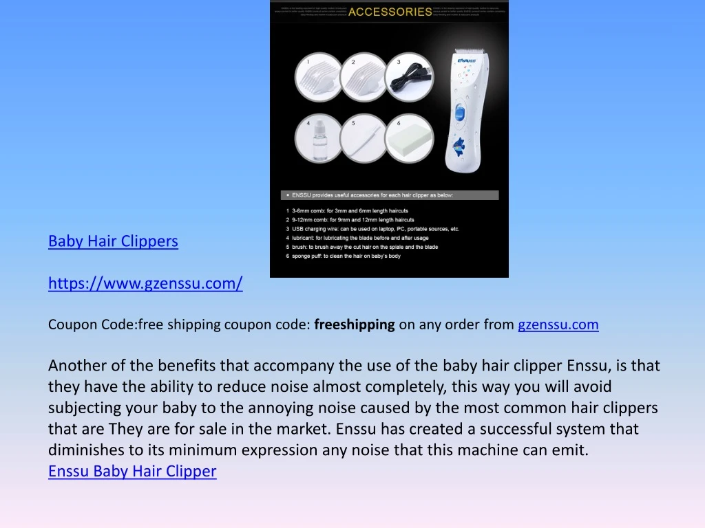 baby hair clippers https www gzenssu com coupon