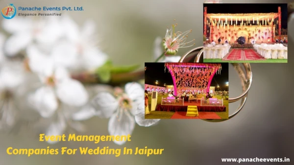 Event Management Companies For Wedding In Jaipur