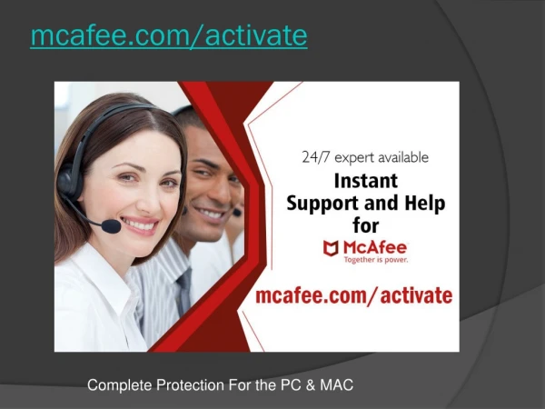 Mcafee.com/activate - Install and Activate McAfee Setup