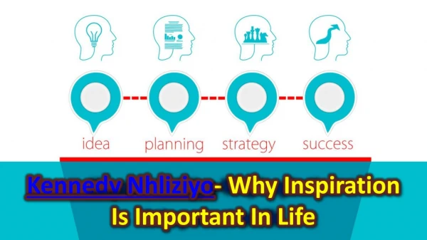 Kennedy Nhliziyo- Why Inspiration Is Important In Life