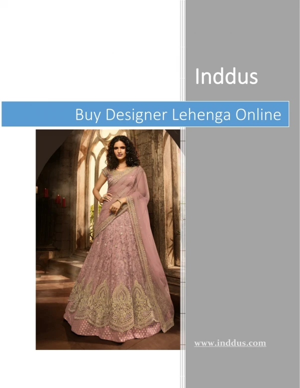Buy Designer Lehenga Online