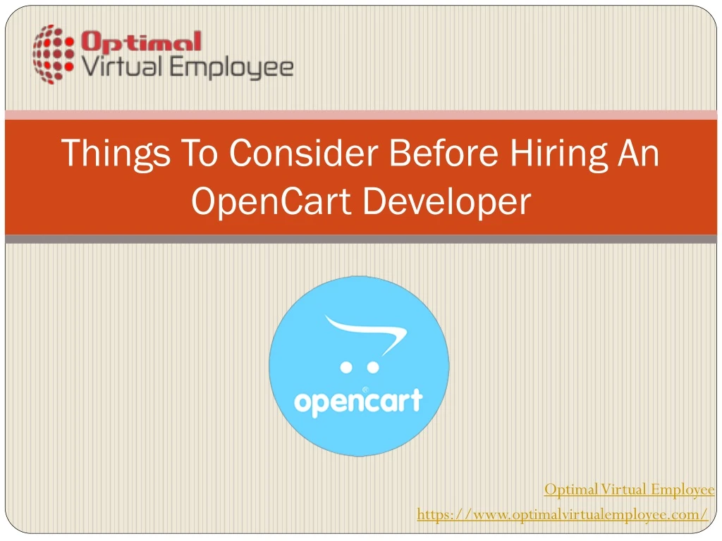 things to consider before hiring an opencart