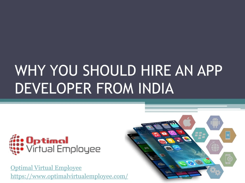 why you should hire an app developer from india