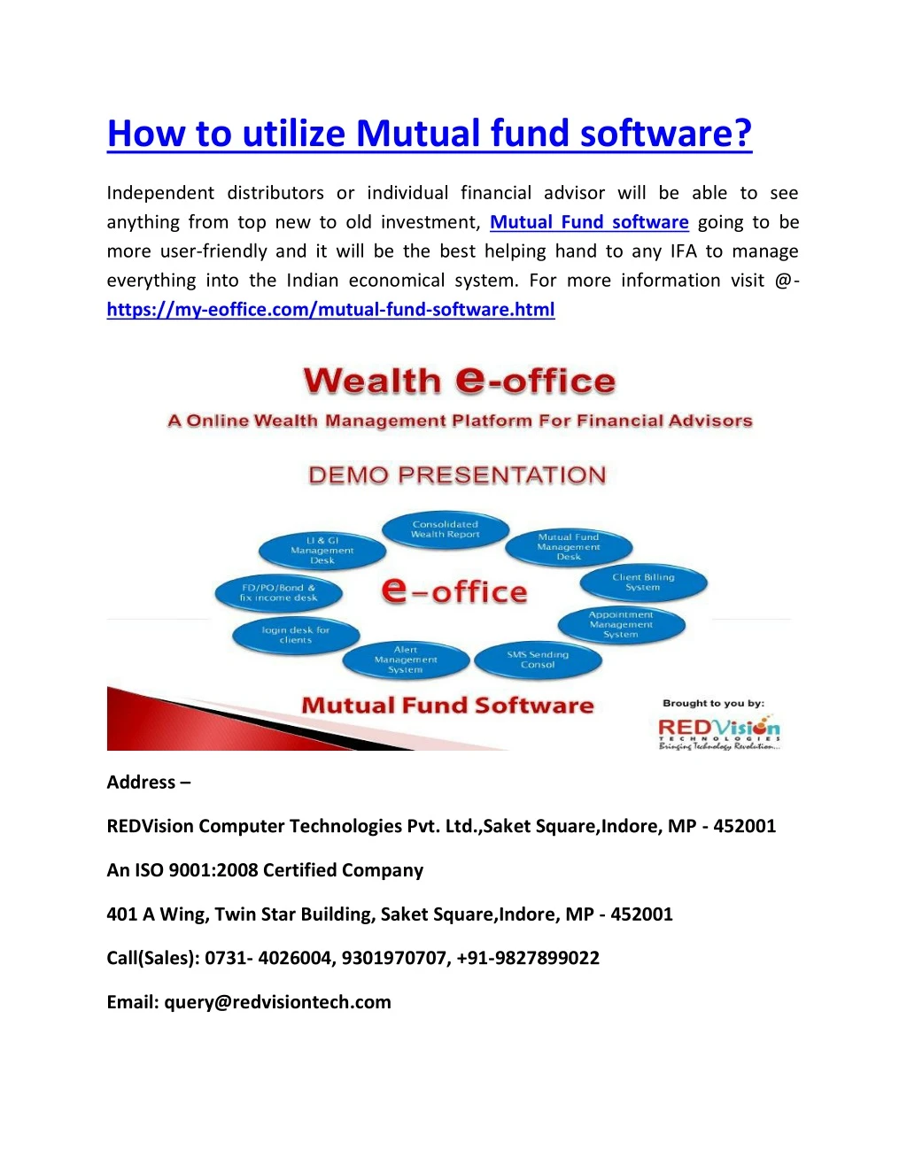 how to utilize mutual fund software