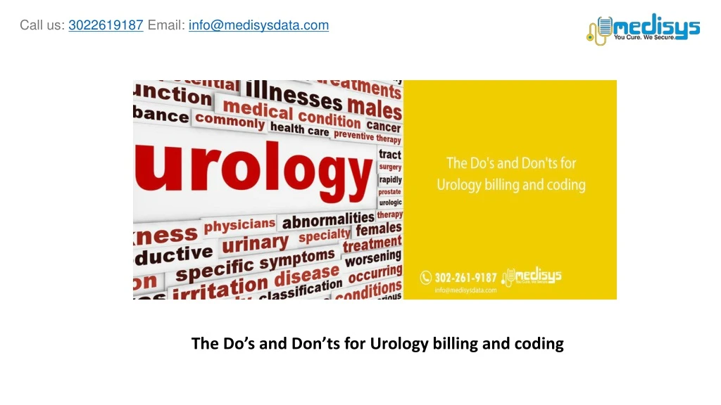 the do s and don ts for urology billing and coding