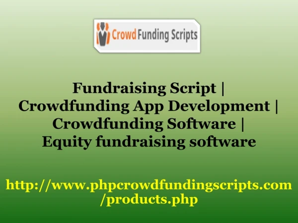 Crowdfunding App Development