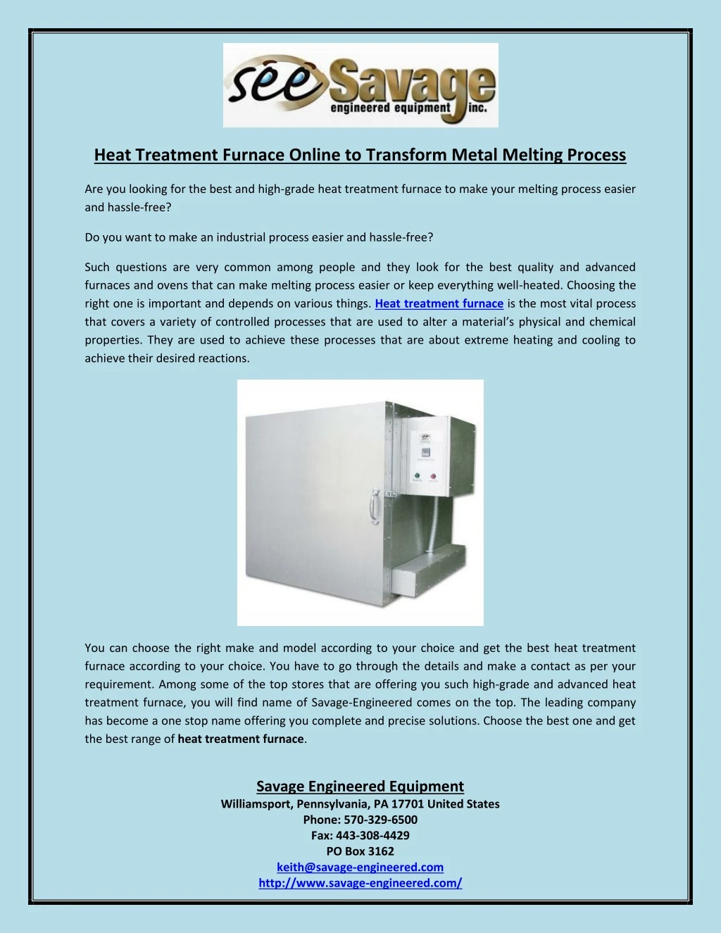 heat treatment furnace online to transform metal