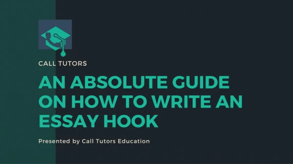 How to write an essay hook