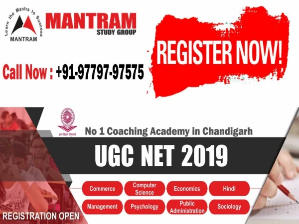 Best UGC Net Coaching Academy in Chandigarh