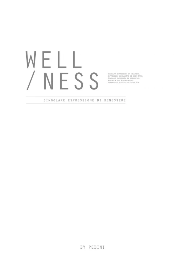 Wellness Bathroom Design Catalogue By Pedini Miami