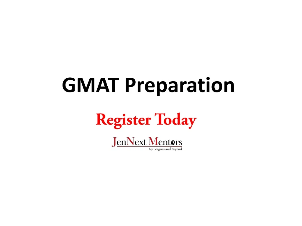 gmat preparation