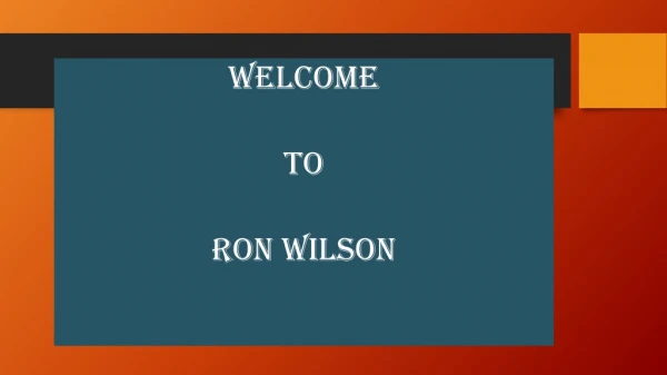 Ron Wilson