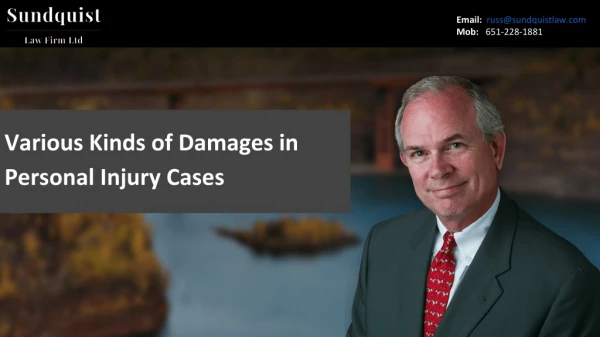 Types of Damages in Personal Injury Cases