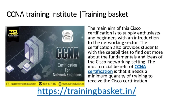 CCNA training institute in noida