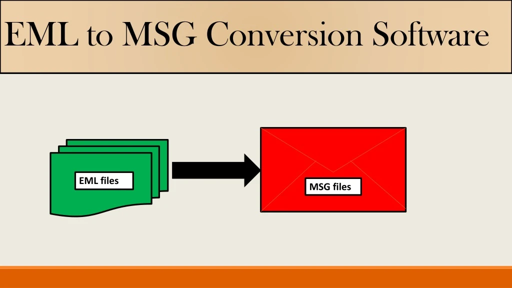 eml to msg conversion software