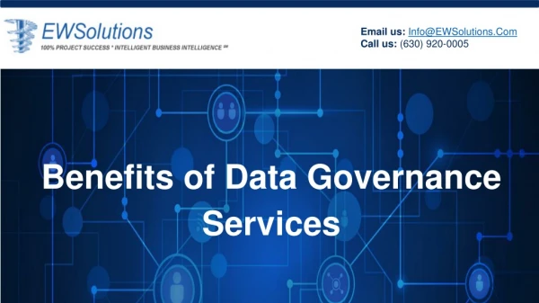 Benefits of data governance services