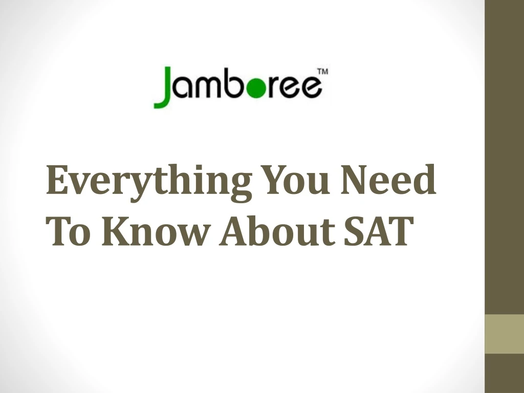 everything you need to know about sat