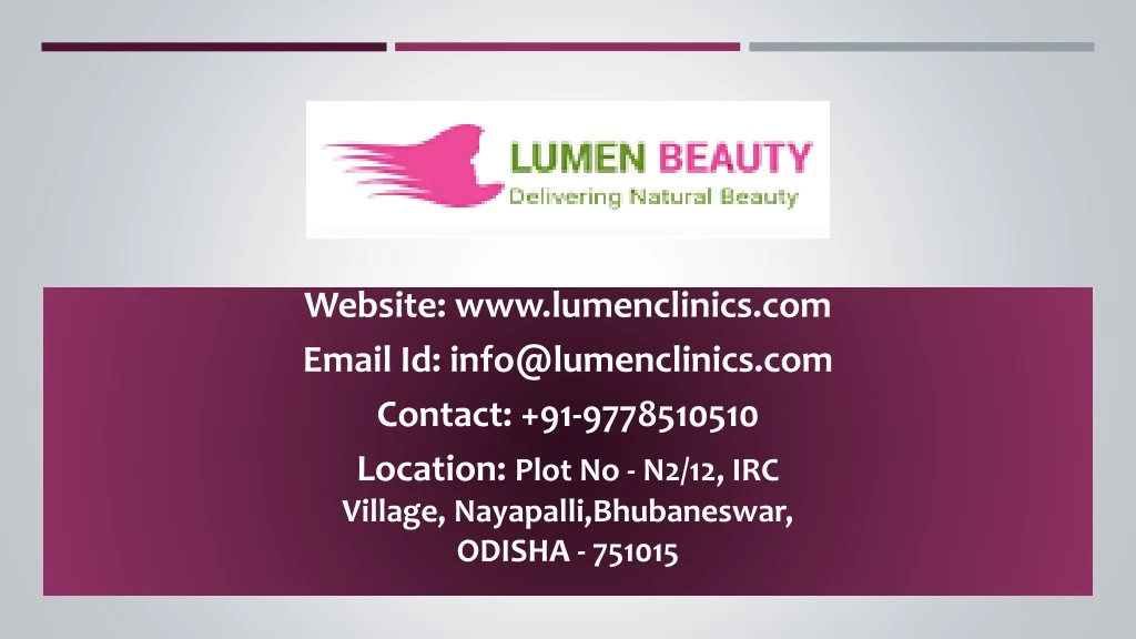website www lumenclinics com