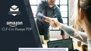 Latest Pass4sure CLF-C01  Dumps PDF - CLF-C01 Exam Questions - slide 1