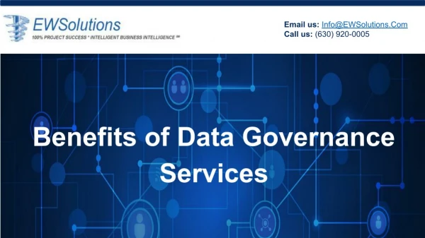What Are The Main Benefits Of Data Governance Services?