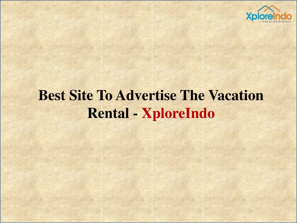 best site to advertise the vacation rental