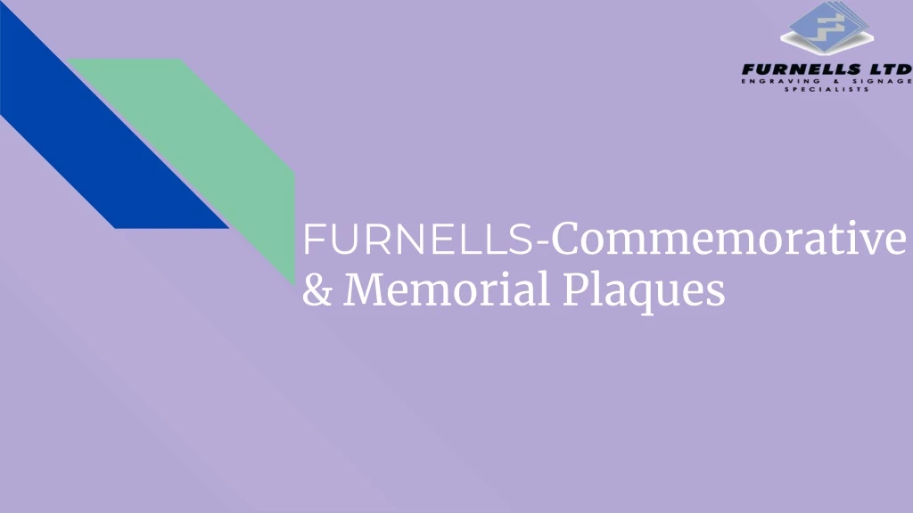 furnells commemorative memorial plaques