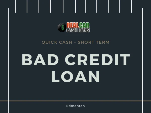 Short term Bad credit Car loans in Edmonton