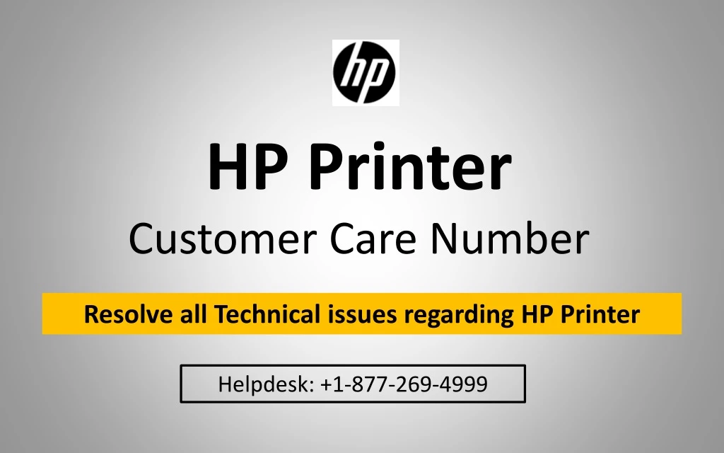 hp printer customer care number