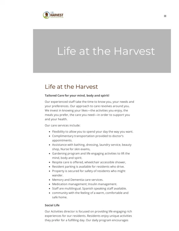The Harvest at Fowler