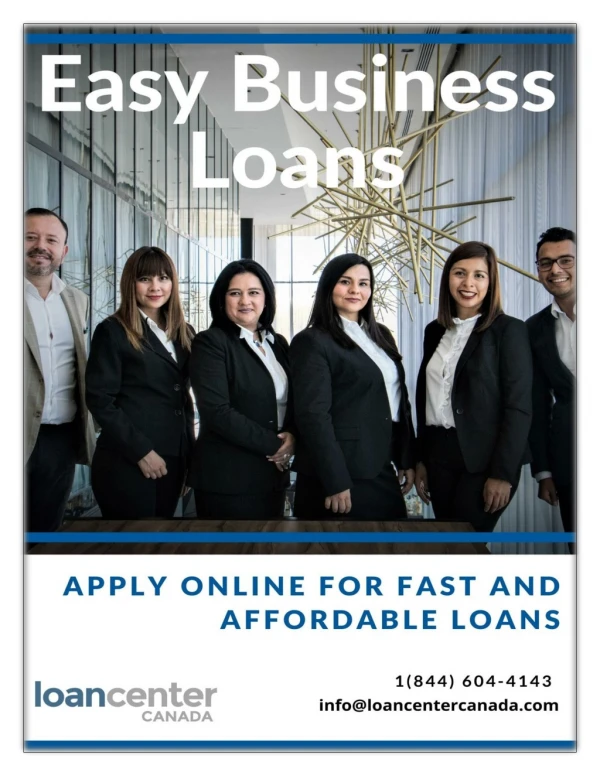Best Business Financing with Business Loans in Canada