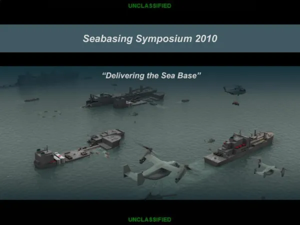 Seabasing Symposium 2010