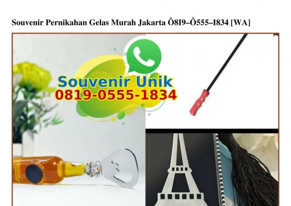 Souvenir Pernikahan Gelas Murah Jakarta Ô8I9.Ô555.I834[wa]