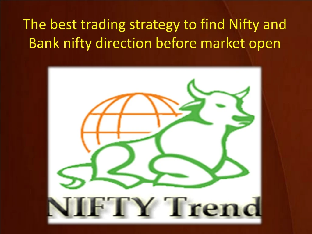 the best trading strategy to find nifty and bank