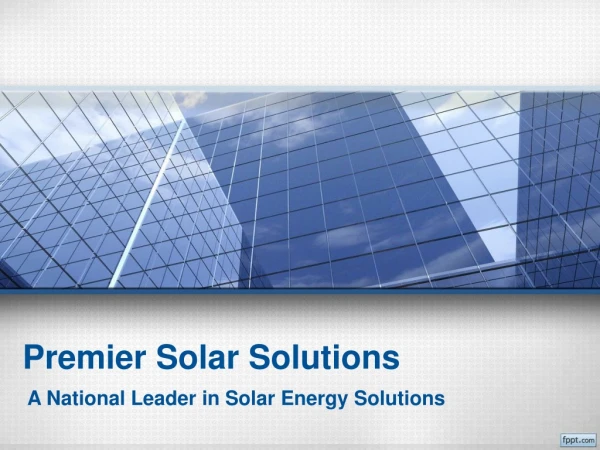 Right Choice - Premier Solar Solutions