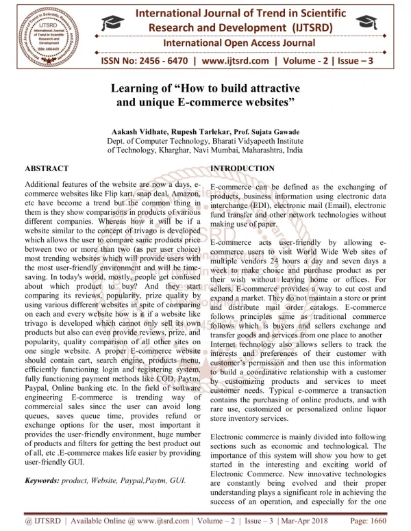 international journal of trend in scientific