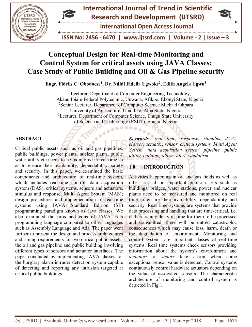 international journal of trend in scientific