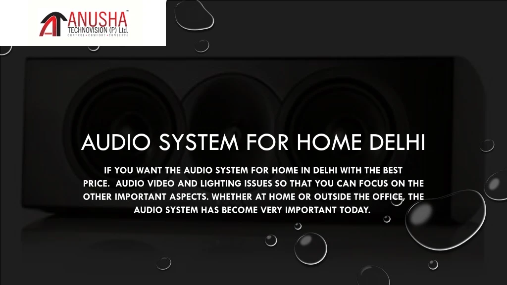 audio system for home delhi