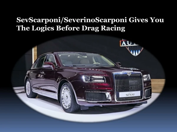 SevScarponi/SeverinoScarponi Gives You The Logics Before Drag Racing