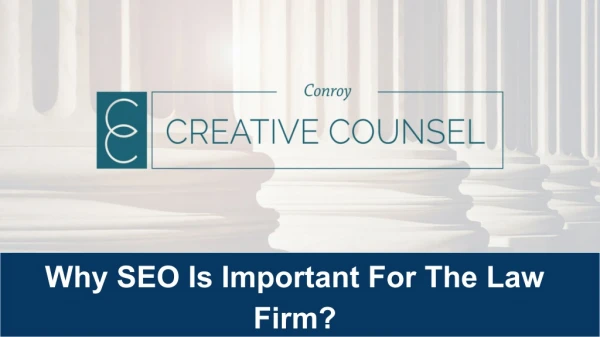 Is SEO Important For The Law FIrm?