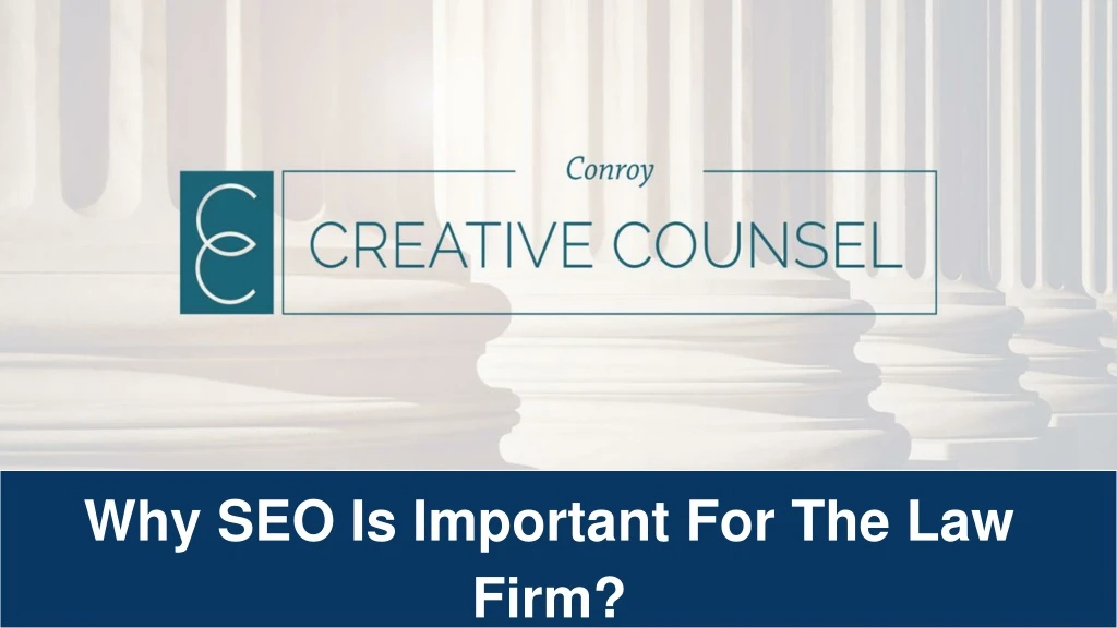 why seo is important for the law firm