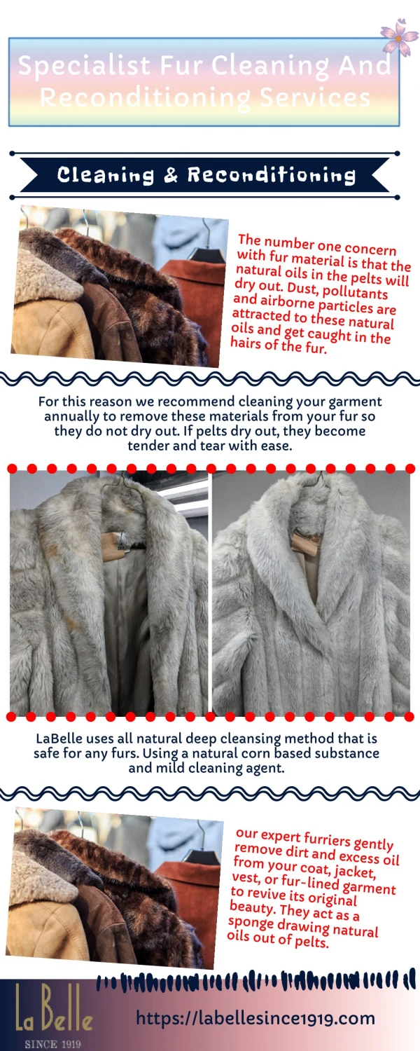 Labelle Since 1919 | Fur Cleaning And Reconditioning Services