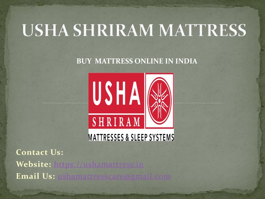 usha shriram mattress