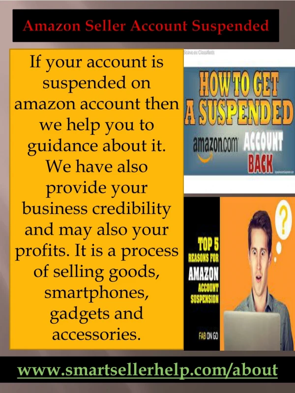 AMAZON SELLER ACCOUNT SUSPENDED An Incredibly Easy Method That Works For All