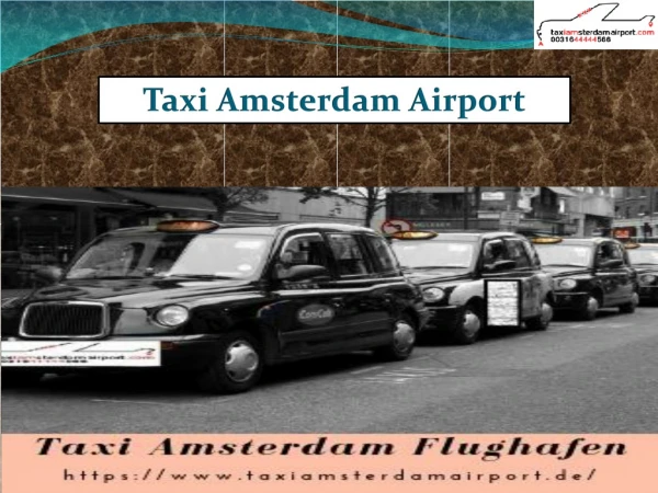 Taxi Amsterdam Flughafen