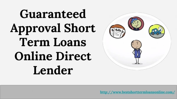 Guaranteed Approval Short Term Loans Online No Credit Check Direct Lender