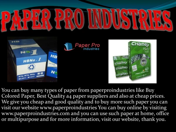 Paper One Premium Paper A4 supplier