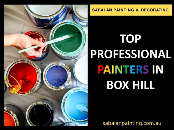 Top Professional Painters in Box Hill