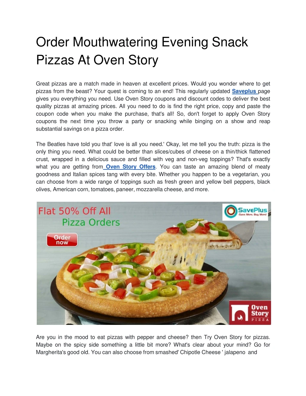 order mouthwatering evening snack pizzas at oven story