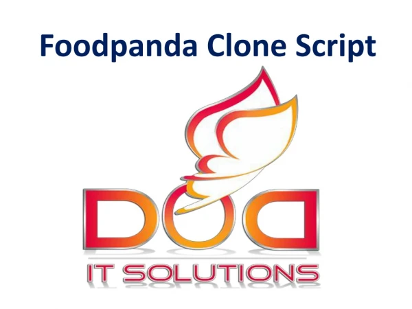 Food Panda Clone | Foodpanda Clone Script | Justeat Clone