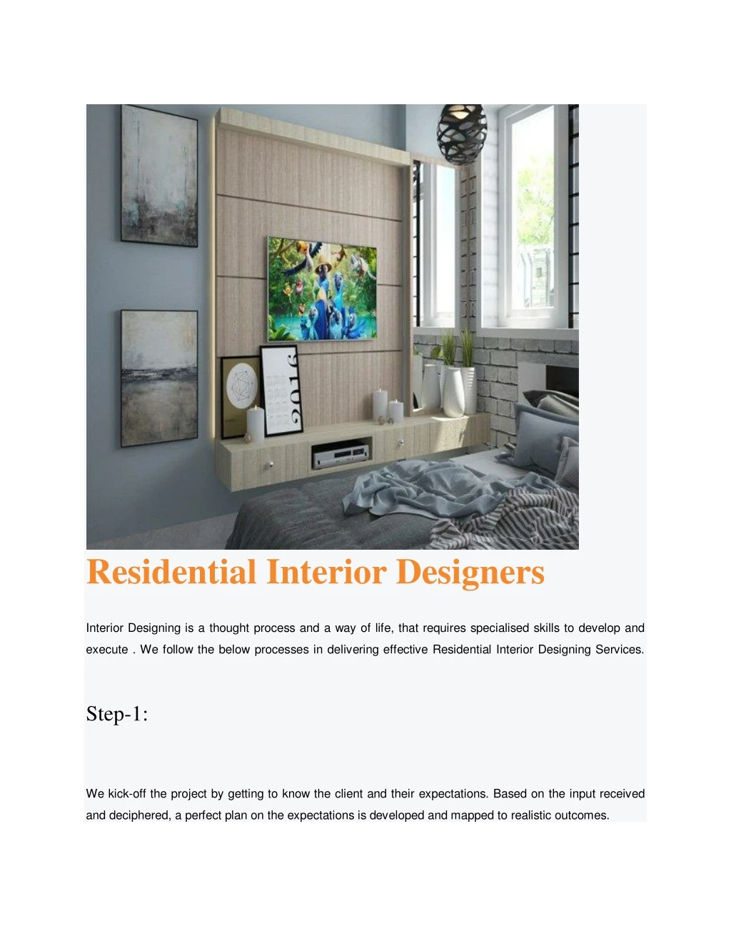 residential interior designers
